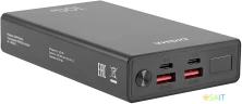 Мобильный аккумулятор Digma DGPD100WA 20000mAh QC3.0/PD3.0 100W 5A 2xUSB-A/2xUSB-C черный (DGPD20A100ABK)