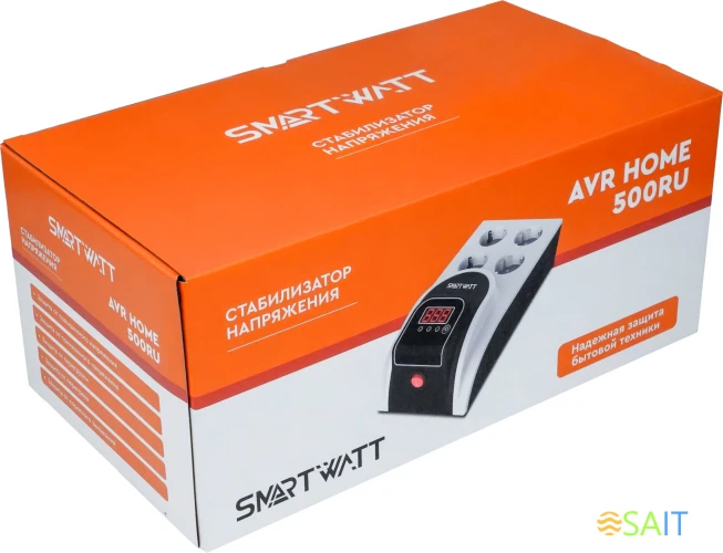 Стабилизатор напряжения Smartwatt AVR Home 500RU 500ВА белый