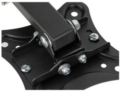 Кронштейн для телевизора Hama Fullmotion черный 10"-27" макс.15кг настенный