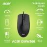 Мышь Acer OMW300 черный оптическая 1200dpi USB 2but (ZL.MCECC.01W)