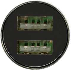 Автомобильное зар./устр. Wiiix UCC-2-37 17W 2.4A+2.4A 2xUSB универсальное черный