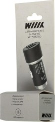 Автомобильное зар./устр. Wiiix UCC-2-37 17W 2.4A+2.4A 2xUSB универсальное черный