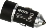 Автомобильное зар./устр. Wiiix UCC-2-37 2.4A+2.4A 2xUSB универсальное черный