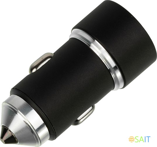 Автомобильное зар./устр. Wiiix UCC-2-37 2.4A+2.4A 2xUSB универсальное черный