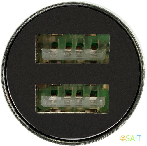 Автомобильное зар./устр. Wiiix UCC-2-37 2.4A+2.4A 2xUSB универсальное черный
