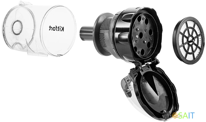 Пылесос Kitfort КТ-5193 1400Вт черный/зеленый