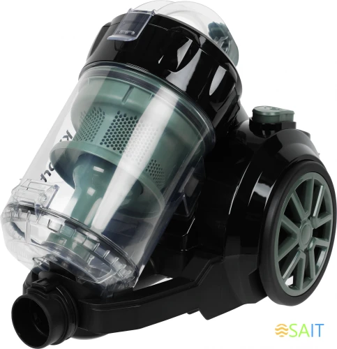 Пылесос Kitfort КТ-5193 1400Вт черный/зеленый