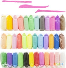 Пластилин легкий Silwerhof Веселые друзья LC36OP-540st 36цв. 15гр. стек 3шт пакет