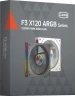 Вентилятор для корпуса PcCooler F3 X120 WH ARGB 120х120x25 белый 4-pin (F3X120-WHAC012-GL) Ret