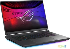 Ноутбук Asus ROG Strix G16 G615JH-RV045 Core i5 13450HX 16Gb SSD512Gb NVIDIA GeForce RTX5050 8Gb 16" IPS FHD+ (1920x1200) без ОС grey WiFi BT Cam (90NR0N71-M001J0)