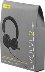 Наушники с микрофоном Jabra Evolve2 40 черный накладные USB оголовье (24189-999-999)