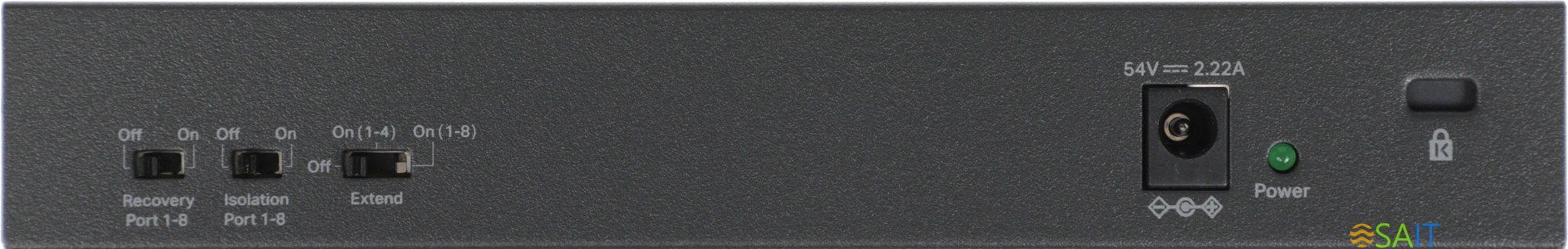 Коммутатор Mercusys MS110CMP (L2) 8x100Мбит/с 2x1Гбит/с 8PoE+ 115W неуправляемый