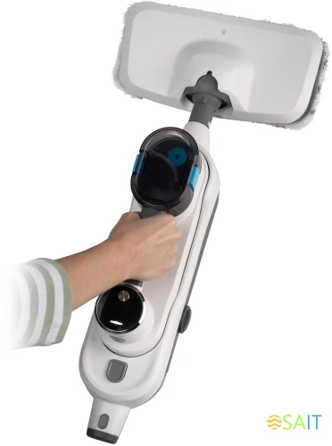 Швабра паровая Hyundai HYV-SM710 1500Вт белый/серый