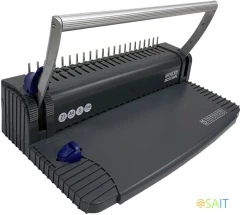 Переплетчик Office Kit B2108N A4/перф.8л.сшив/макс.200л./пластик.пруж. (6-22мм)
