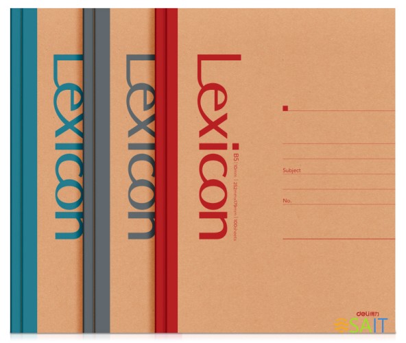 Тетрадь Deli 23215 B5 100л линейка ассорти