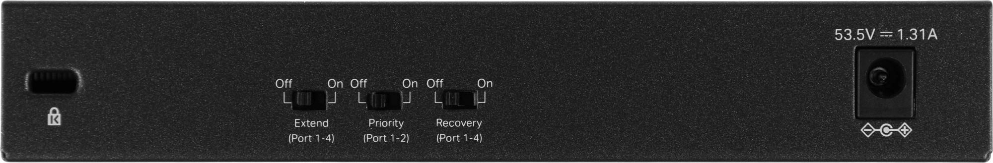 Коммутатор TP-Link TL-SF1006P (L2) 6x100Мбит/с 4PoE+ 67W неуправляемый