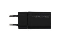 Сетевое З/У Сетевое З/У GoPower GPQC09 1USB+1Type-C 35W QC3.0 GAN черный