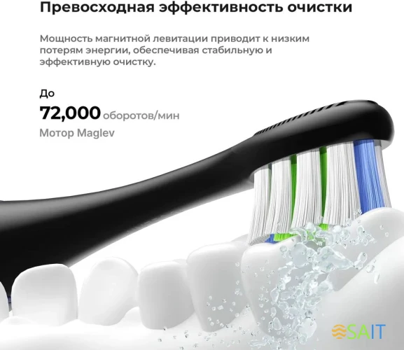 Зубная щетка электрическая Oclean X Lite Duo Set N1801 синий/серый