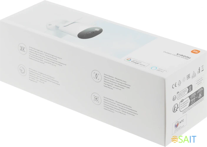 Камера видеонаблюдения IP Xiaomi Outdoor Camera AW300 Wi-Fi 3.6-3.6мм цв. корп.:белый/черный (BHR6816EU)