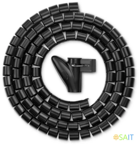 Кабельный органайзер Buro BU-CABORG-3X300 Spiral Hose 30x3000мм черный