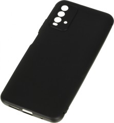 Чехол (клип-кейс) BoraSCO для Xiaomi Redmi 9t Silicone Case черный (39914)