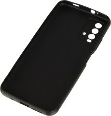 Чехол (клип-кейс) BoraSCO для Xiaomi Redmi 9t Silicone Case черный (39914)