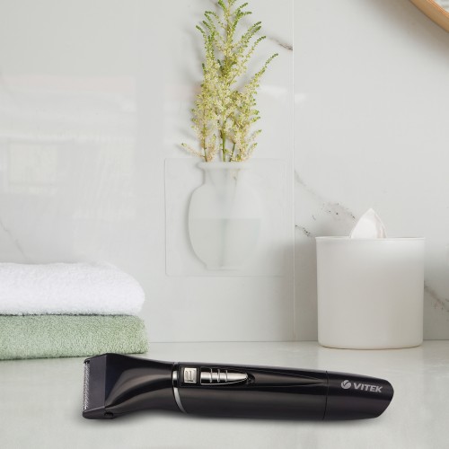 Триммер Vitek VT-2545 черный (насадок в компл:4шт)