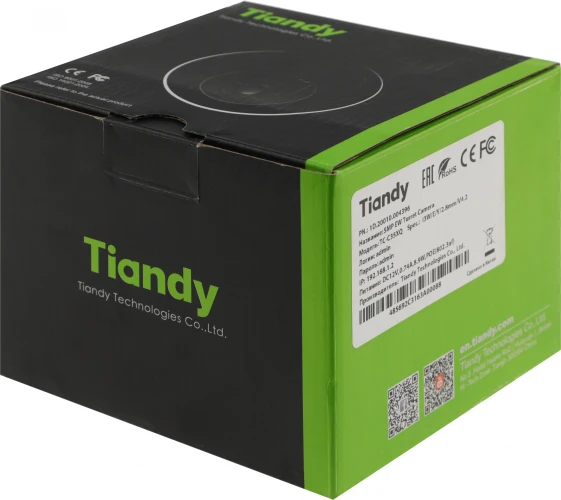 Камера видеонаблюдения IP Tiandy TC-C35XQ I3W/E/Y/2.8mm/V4.2 2.8-2.8мм цв. корп.:белый (TC-C35XQ I3W/E/Y/2.8/V4.2)