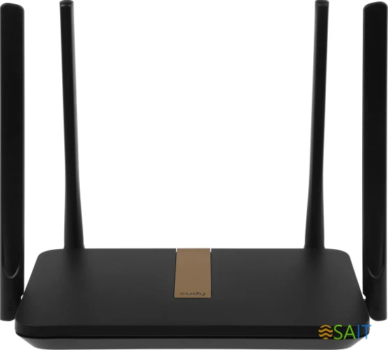 Роутер беспроводной Cudy LT500D AC1200 10/100BASE-TX/4G cat. 4 черный