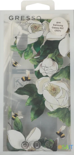 Чехол (клип-кейс) Gresso для Samsung Galaxy A02 Air прозрачный/рисунок (GR17AAAE9159)
