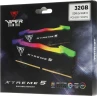 Память DDR5 2x16Gb 7600MHz Patriot PVXR532G76C36K Viper XTREME RGB RTL Gaming PC5-60800 CL36 DIMM 288-pin 1.45В с радиатором Ret