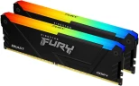 Память DDR4 2x32GB 3200MHz Kingston KF432C16BB2AK2/64 Fury Beast RGB RTL Gaming PC4-25600 CL16 DIMM 288-pin 1.35В dual rank с радиатором Ret