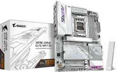 Материнская плата Gigabyte X870E AORUS ELITE WIFI7 ICE Socket AM5 AMD X870E 4xDDR5 ATX AC`97 8ch(7.1) 2.5Gg RAID+HDMI