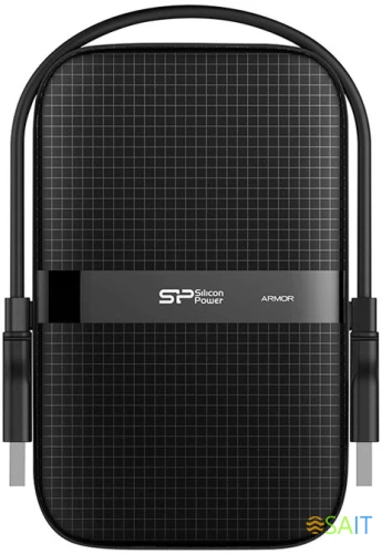 Жесткий диск Silicon Power USB3.0 2TB SP020TBPHDA60S3A A60 Armor 2.5" черный