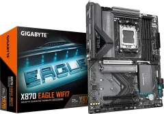 Материнская плата Gigabyte X870 EAGLE WIFI7 Socket AM5 AMD X870 4xDDR5 ATX AC`97 8ch(7.1) 2.5Gg RAID+HDMI