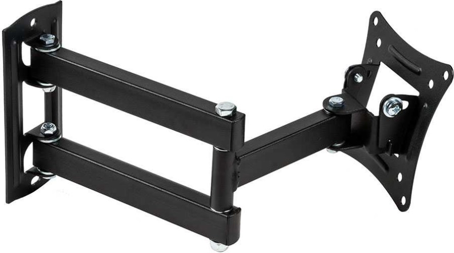 Кронштейн для телевизора Arm Media LCD-104 черный 10"-32" макс.15кг настенный поворотно-выдвижной и наклонный