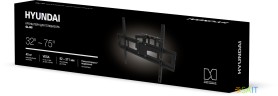 Кронштейн для телевизора Hyundai GL-N5 черный 32"-75" макс.40кг настенный поворотно-выдвижной и наклонный