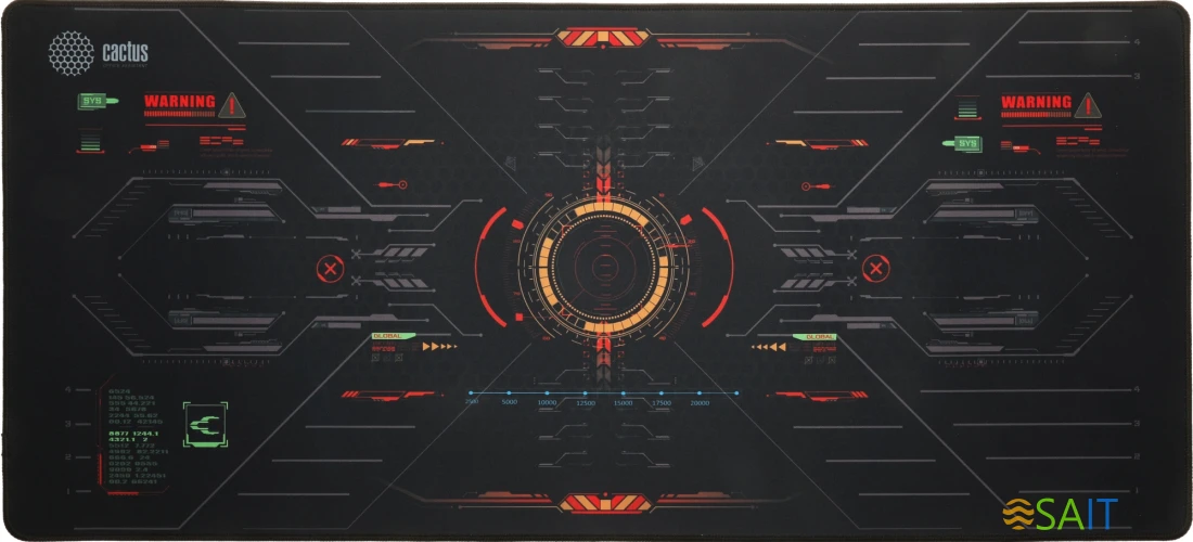 Коврик для мыши Cactus Skytrek 900x400x3мм (CS-MP-PRO05XXL)