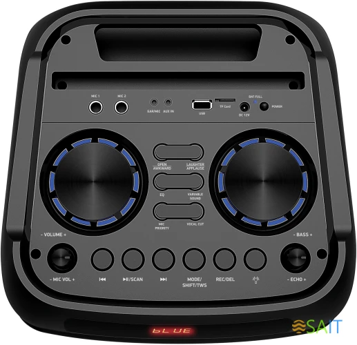 Колонка порт. BBK BTA7030 черный 40W 2.0 BT 10м 5000mAh (BTA7030 (B))