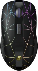 Мышь Оклик 976GW черный оптическая 3200dpi беспров. USB 6but (1431703)