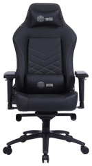 Кресло игровое Cactus CS-CHR-0112BL черный эко.кожа с подголов. крестов. сталь