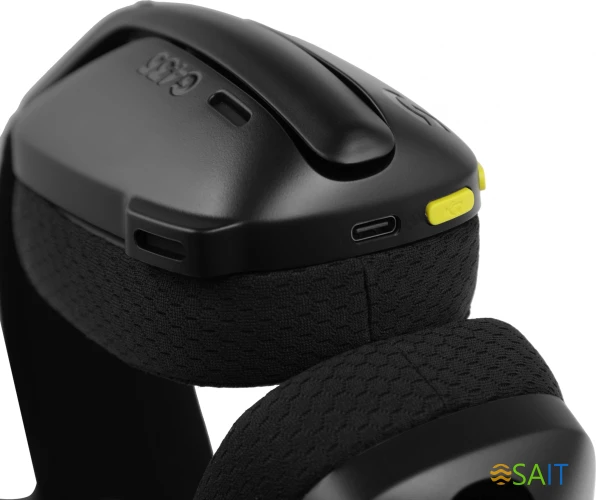 Наушники с микрофоном Logitech G435 черный/желтый накладные BT/Radio оголовье (981-001053)