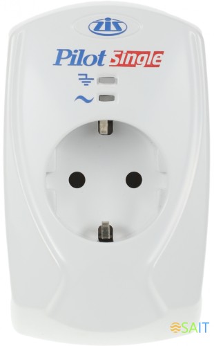 Сетевой фильтр Pilot Single (1 розетка) белый (коробка)