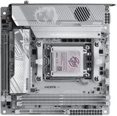 Материнская плата MSI MPG X870I EDGE TI EVO WIFI Socket AM5 AMD X870E 2xDDR5 mini-ITX AC`97 8ch(7.1) 5Gigabit RAID+HDMI