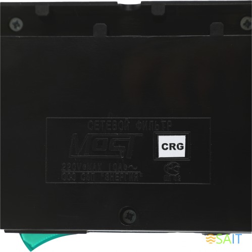 Сетевой фильтр Most CRG 5м (6 розеток) черный (блистер)