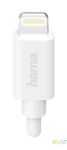 Автомобильное зар./устр. Hama H-183291 1A для Apple белый (00183291)