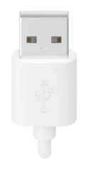 Автомобильное зар./устр. Hama H-183291 1A для Apple белый (00183291)