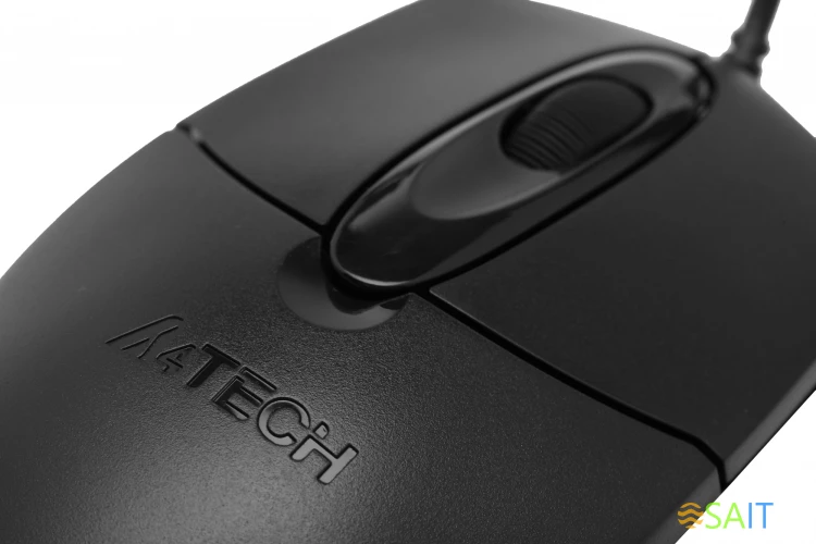 Мышь A4Tech OP-720S черный оптическая 1200dpi silent USB 2but