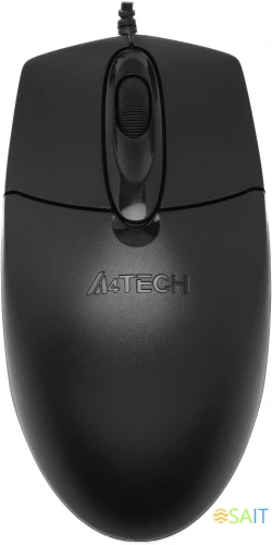 Мышь A4Tech OP-720S черный оптическая 1200dpi silent USB 2but