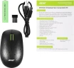 Мышь Acer OMR307 черный оптическая 1600dpi беспров. USB (ZL.MCECC.022)